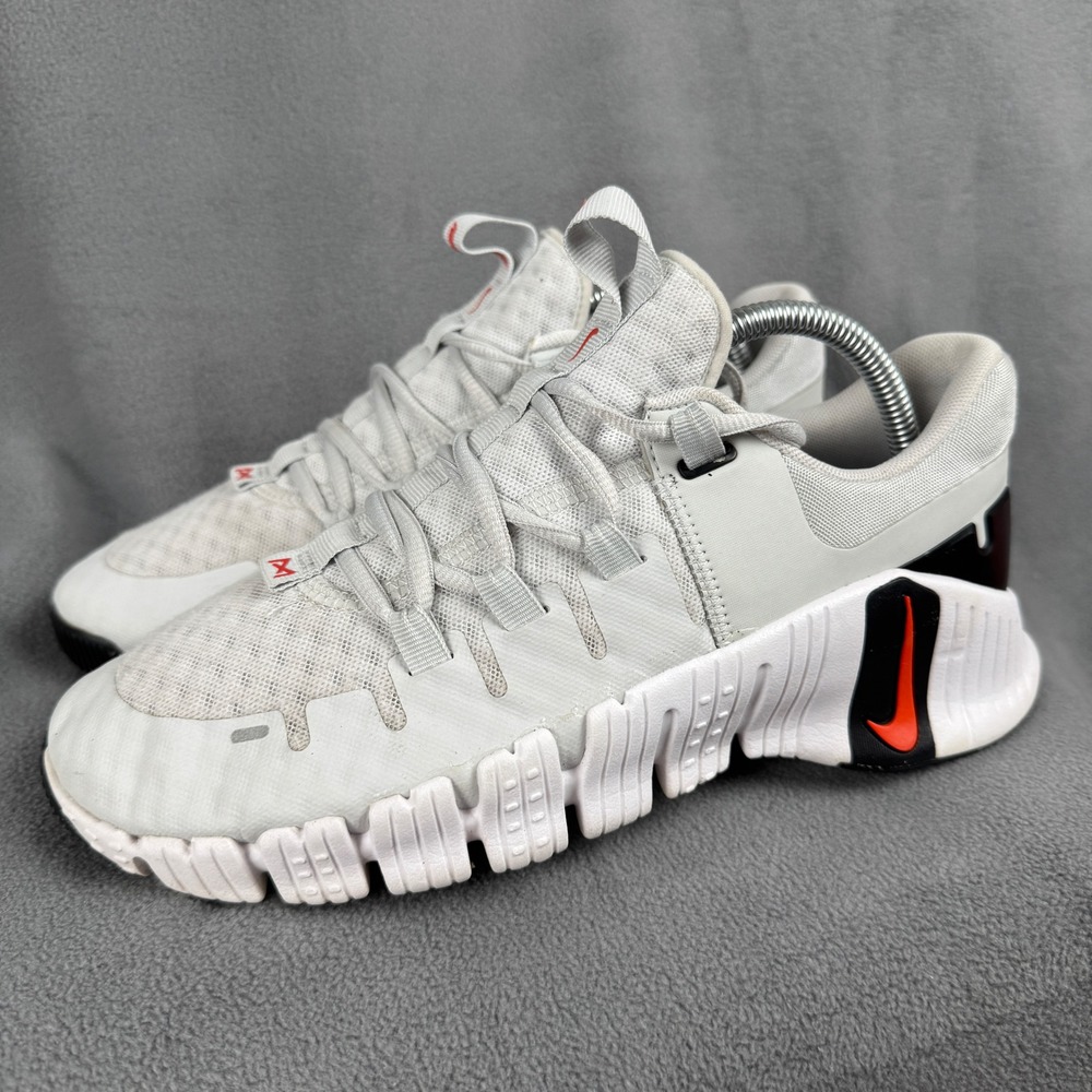 Nike Free Metcon 5 Photon Dust Bright Crimson Mens Training Shoes DV3950-002 9.5